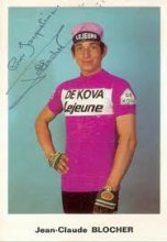 Jean Claude BLOCHER Cycliste pro