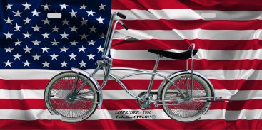 Plaque tole "LOWRIDER 1990" 30 cm x 15 cm -12€-